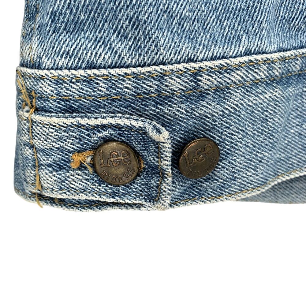 Return to Lonesome Dove Lee Jean‎ Jacket Men's Large Blue Denim TV VTG 90's - Picture 10 of 14